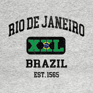 Rio de Janeiro, Brazil - XXL Athletic design T-Shirt